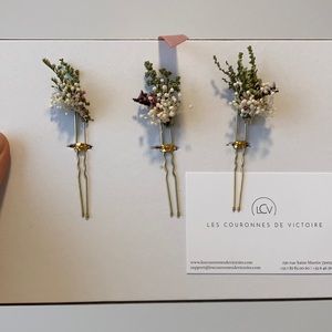 Anthropologie: Les Couronnes De Victoire Botanical Hair Pins (3)
